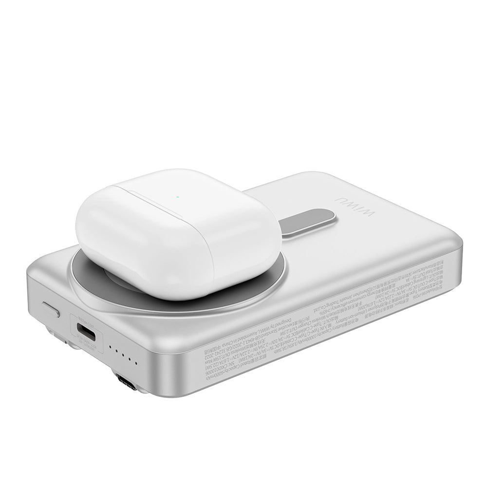 Wiwu Wi-P056 Taşınabilir Wireless Şarj ve PD Hızlı Şarj Özellikli Powerbank 15W 10000mAh Wiwu Wi-P056 Taşınabilir Wireless Şarj ve PD Hızlı Şarj Özellikli Powerbank 15W 10000mAh